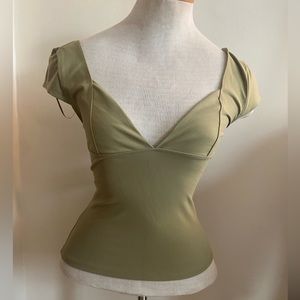 Free people corset style top NWT